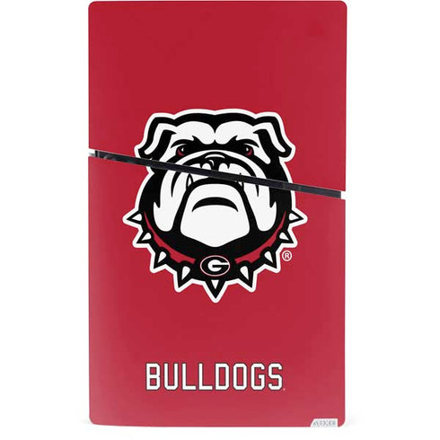 University of Georgia Bulldogs Logo PS5 Slim Digital Edition Console Skin