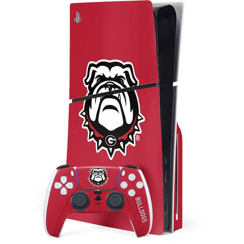 University of Georgia Bulldogs Logo PlayStation PS5 Skins