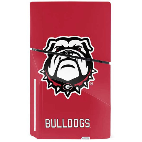 University of Georgia Bulldogs Logo PS5 Slim Disk Bundle Skin