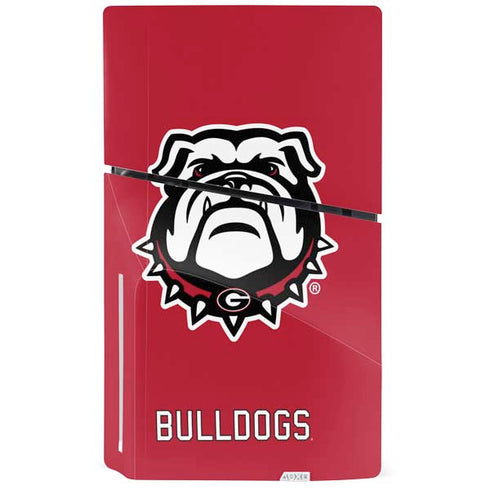 University of Georgia Bulldogs Logo PS5 Slim Disk Console Skin