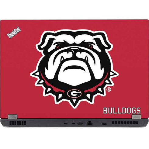 University of Georgia Bulldogs Logo Lenovo ThinkPad Skin