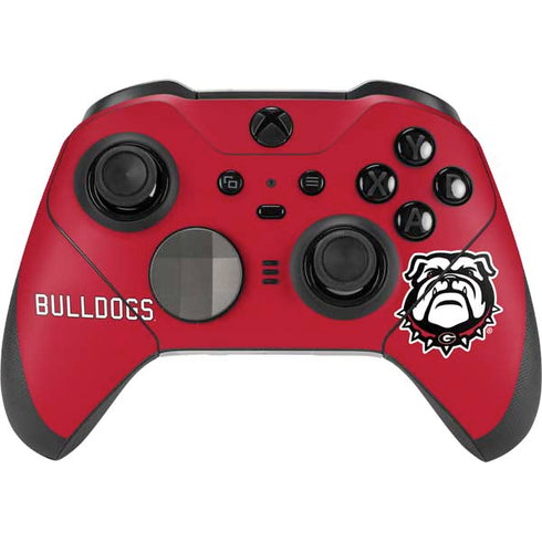 University of Georgia Bulldogs Logo Xbox Elite Wireless Controller Series 2 Skin