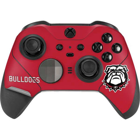 University of Georgia Bulldogs Logo Xbox Elite Wireless Controller Series 2 Skin
