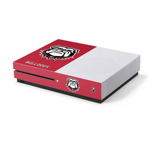 University of Georgia Bulldogs Logo Xbox One S Console Skin