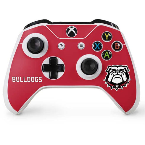 University of Georgia Bulldogs Logo Xbox One S Controller Skin