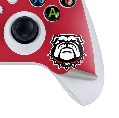 University of Georgia Bulldogs Logo Xbox Series S Controller Skin