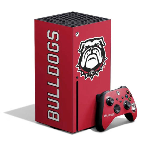 University of Georgia Bulldogs Logo Xbox Series X Bundle Skin
