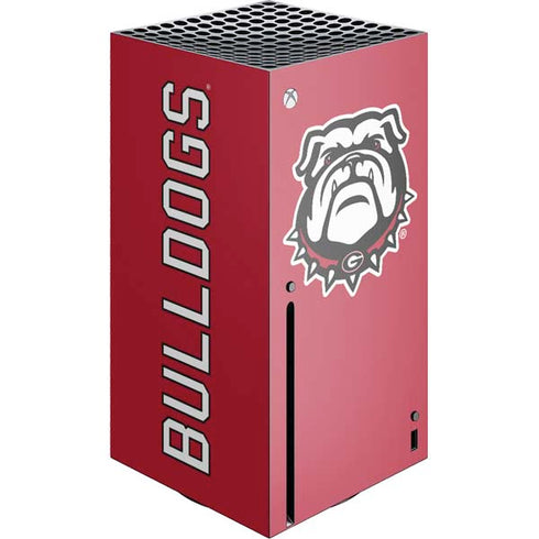 University of Georgia Bulldogs Logo Xbox Series X Console Skin