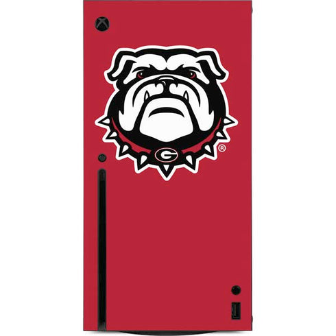 University of Georgia Bulldogs Logo Xbox Series X Console Skin