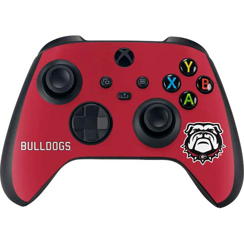 University of Georgia Bulldogs Logo Xbox Series X Controller Skin