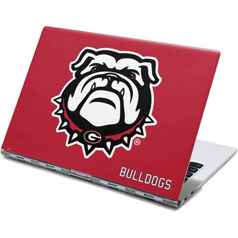University of Georgia Bulldogs Logo Yoga 910 2-in-1 14in Touch-Screen Skin
