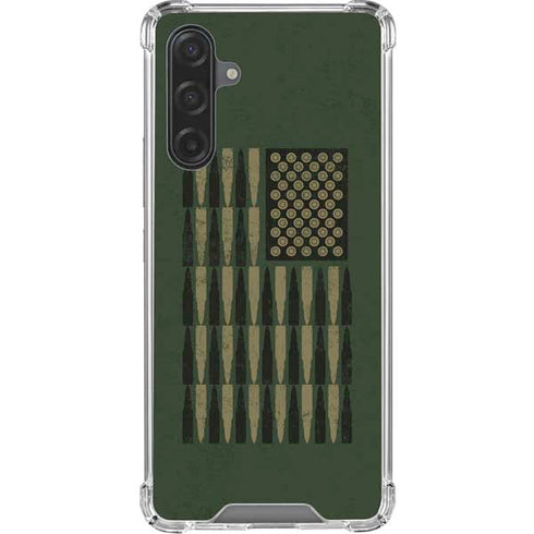 Bullet American Flag Galaxy A17 Clear Case