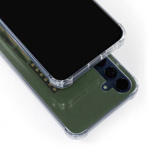 Bullet American Flag Galaxy A55 5G Clear Case