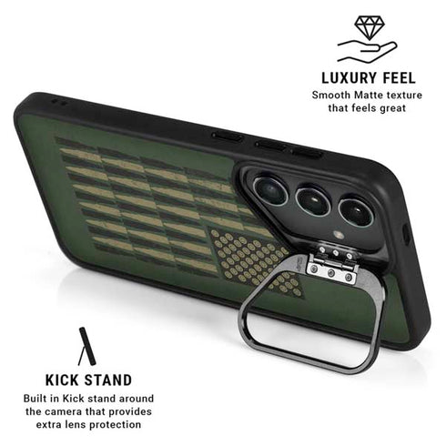 Bullet American Flag Galaxy S24 FE Kickstand Case
