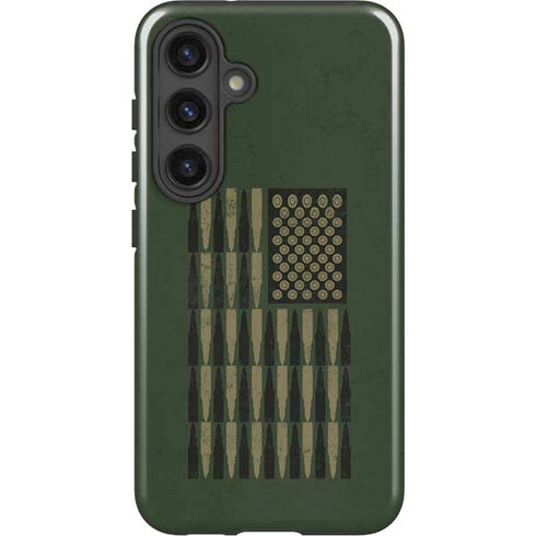Bullet American Flag Galaxy S25 Impact Case