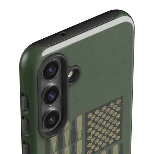 Bullet American Flag Galaxy S25 Impact Case