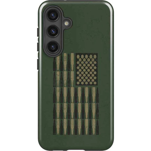 Bullet American Flag Galaxy S25 Plus Impact Case