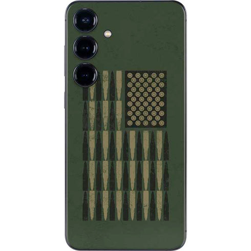 Bullet American Flag Galaxy S25 Skin