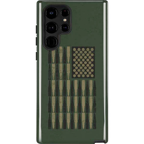 Bullet American Flag Galaxy S25 Ultra Impact Case