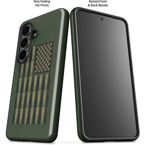 Bullet American Flag Galaxy S26 Plus Impact Case