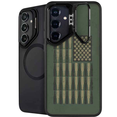 Bullet American Flag Galaxy S26 Plus Kickstand Case