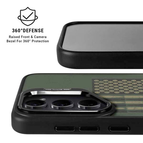 Bullet American Flag Galaxy S26 Plus Kickstand Case