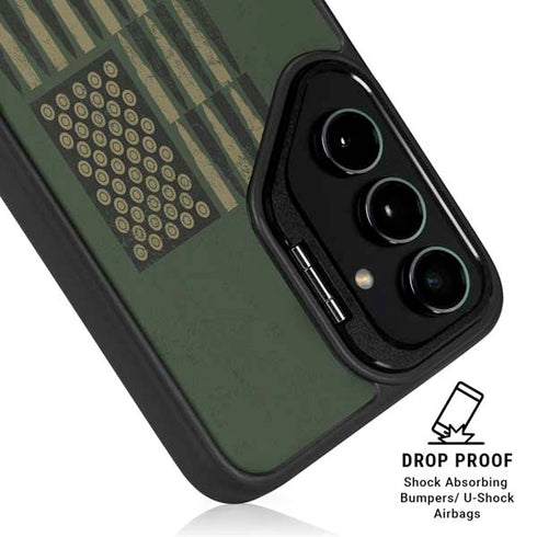 Bullet American Flag Galaxy S26 Plus Kickstand Case