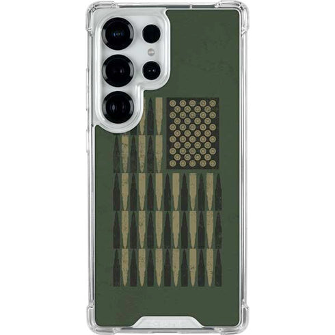 Bullet American Flag Galaxy S26 Ultra Clear Case