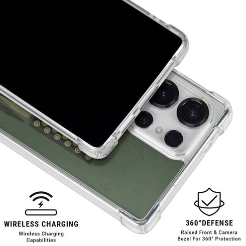 Bullet American Flag Galaxy S26 Ultra Clear Case