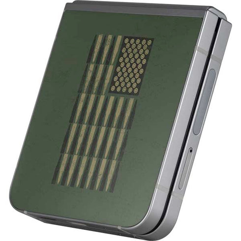 Bullet American Flag Galaxy Z Flip6 Skin