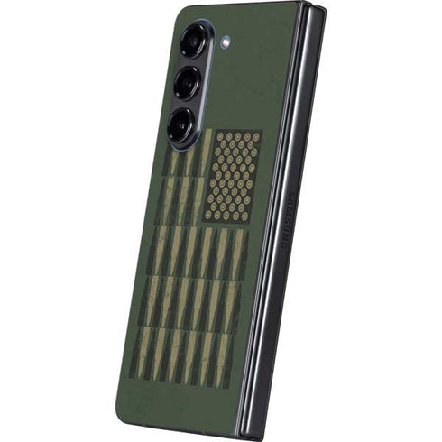Bullet American Flag Galaxy Z Fold5 5G Skin