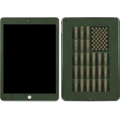 Bullet American Flag Apple iPad Skin