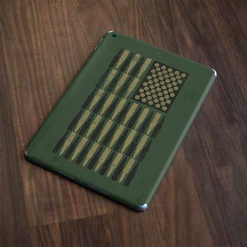 Bullet American Flag Apple iPad Skin