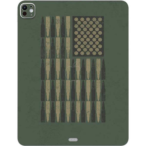 Bullet American Flag iPad Pro 13in M4 (2024) Skin