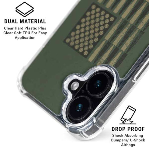 Bullet American Flag iPhone 16 MagSafe Case