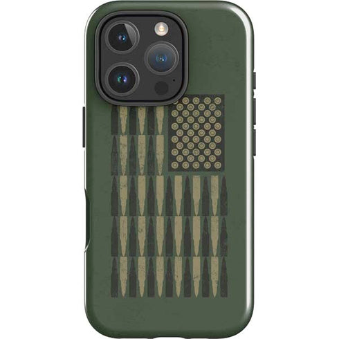 Bullet American Flag iPhone 16 Pro Impact Case