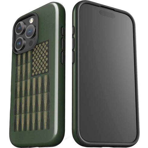 Bullet American Flag iPhone 16 Pro Impact Case