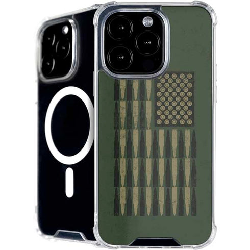 Bullet American Flag iPhone 16 Pro MagSafe Case