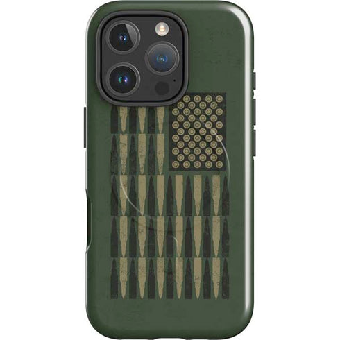 Bullet American Flag iPhone 16 Pro Max Magsafe Impact Case