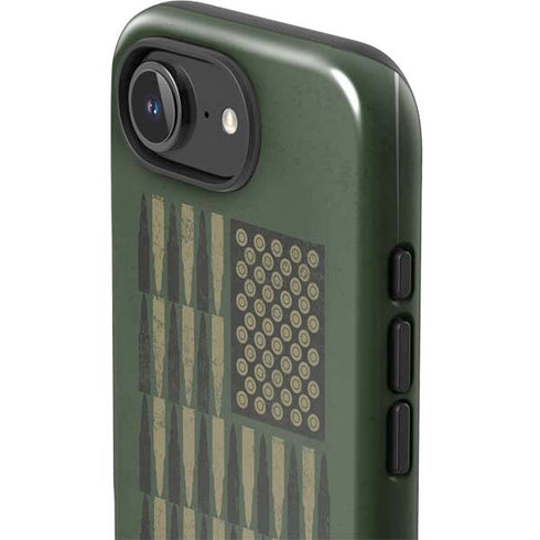 Bullet American Flag iPhone 16e Impact Case