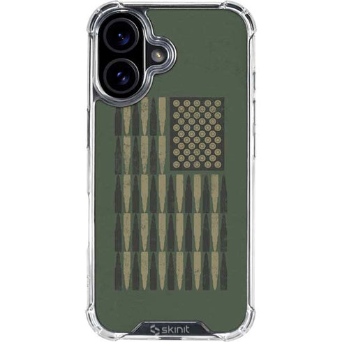 Bullet American Flag iPhone 17 Clear Case