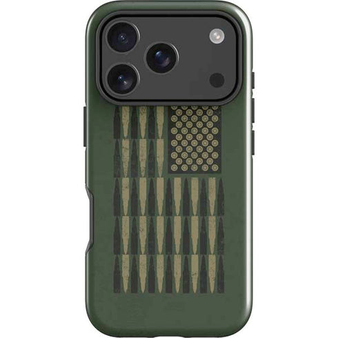 Bullet American Flag iPhone 18 Pro Impact Case