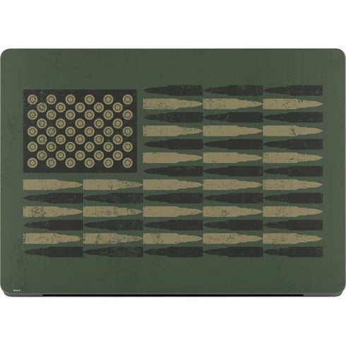 Bullet American Flag Apple MacBook Pro 14-inch Skin
