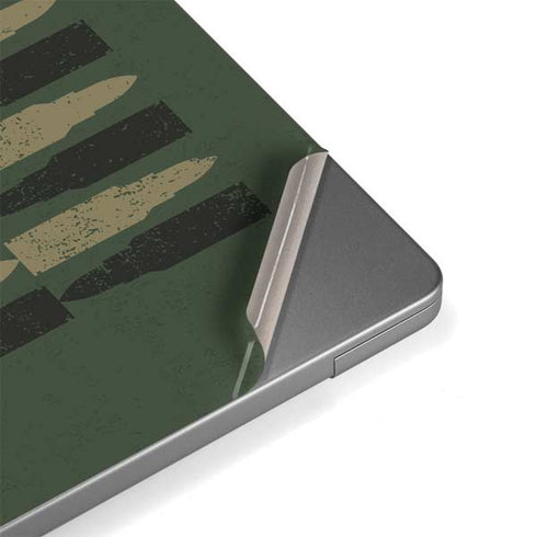 Bullet American Flag Apple MacBook Pro 14-inch Skin