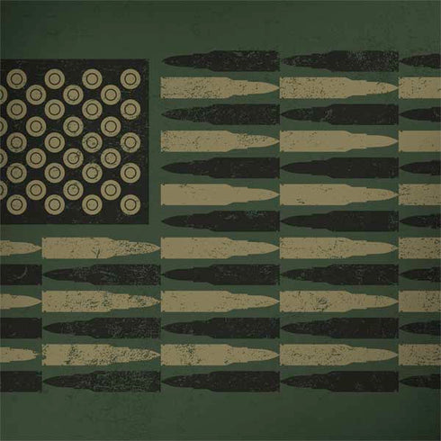 Bullet American Flag MacBook Skins