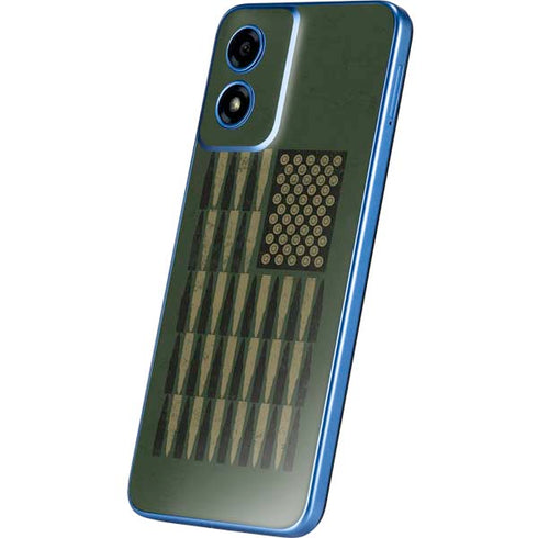 Bullet American Flag Moto G Play 4G (2024) Skin
