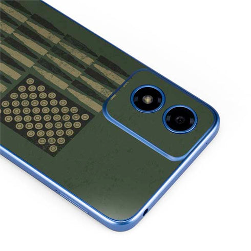 Bullet American Flag Moto G Play 4G (2024) Skin