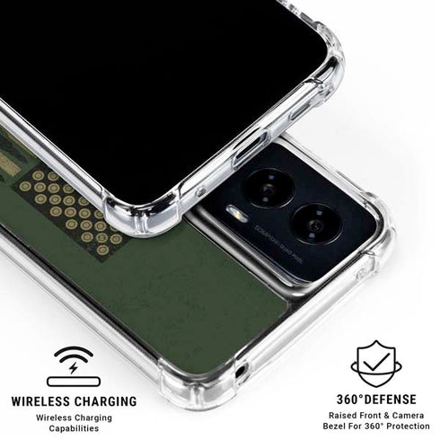 Bullet American Flag Moto G Power 5G (2024) Clear Case