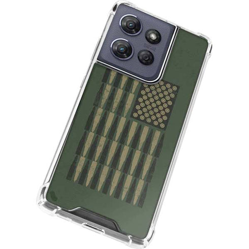 Bullet American Flag Moto G Stylus 5G (2025) Clear Case
