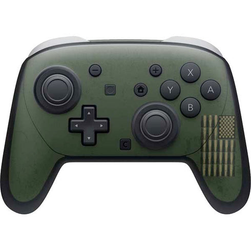 Bullet American Flag Nintendo Skins